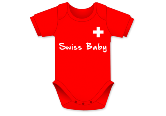 Swiss Baby Body - Grösse 74/80