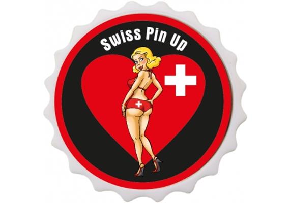 Swiss Pin Up Flaschenöffner | Bild 1