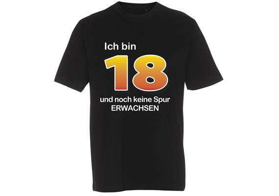 T-Shirt 18. Geburtstag Erwachsen - S