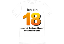T-Shirt 18. Geburtstag Jetzt gehts los - S