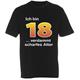 T-Shirt 18. Geburtstag scharf - L