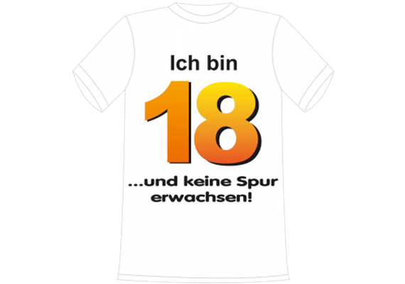 T-Shirt 18. Geburtstag Scheiss Shirt - M | Bild 2