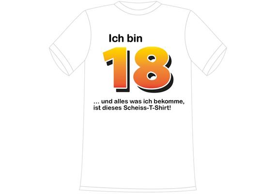 T-Shirt 18. Geburtstag Scheiss Shirt - S | Bild 1
