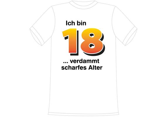 T-Shirt 20. Geburtstag scharf - L