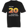 T-Shirt 20. Geburtstag scharf - M