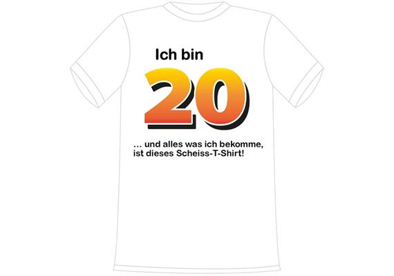 T-Shirt 20. Geburtstag Scheiss Shirt - M | Bild 1