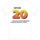 T-Shirt 20. Geburtstag Scheiss Shirt - S