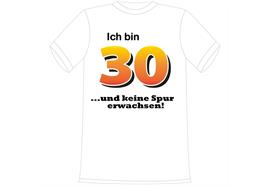 T-Shirt 30. Geburtstag Erwachsen - M