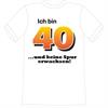 T-Shirt 40. Geburtstag Erwachsen - XL