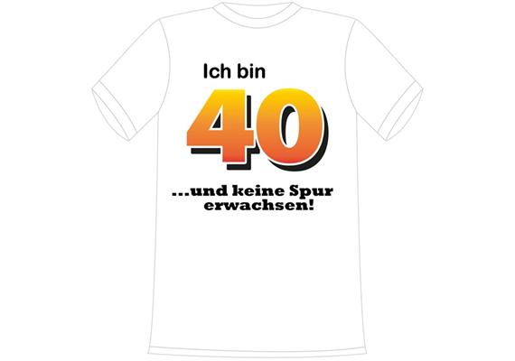 T-Shirt 40. Geburtstag Erwachsen - XL