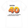 T-Shirt 40. Geburtstag Scheiss Shirt - L