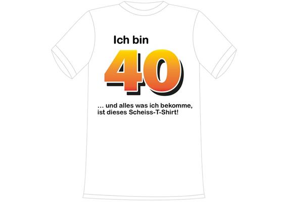 T-Shirt 40. Geburtstag Scheiss Shirt - S | Bild 1