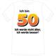 T-Shirt 50. Geburtstag älter besser - L