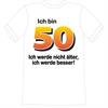 T-Shirt 50. Geburtstag älter besser - XL