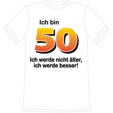 T-Shirt 50. Geburtstag älter besser