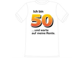 T-Shirt 50. Geburtstag Rente - XXL