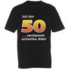 T-Shirt 50. Geburtstag scharf - L