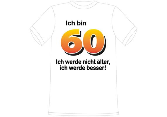 T-Shirt 60. Geburtstag älter besser - M