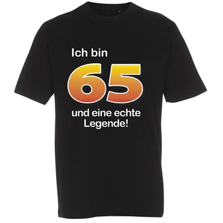 T-Shirt 65. Geburtstag Legende