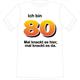 T-Shirt 80. Geburtstag knackig - L