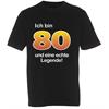 T-Shirt 80. Geburtstag Legende - L