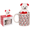 Tasse Herzchen mit Plüschbär