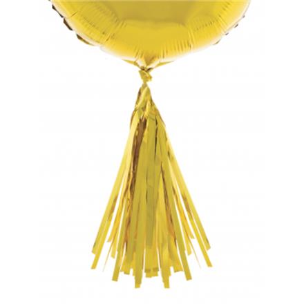 Tassel Ballondekoration gold (5 Stk)