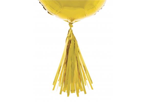 Tassel Ballondekoration gold (5 Stk) | Bild 1