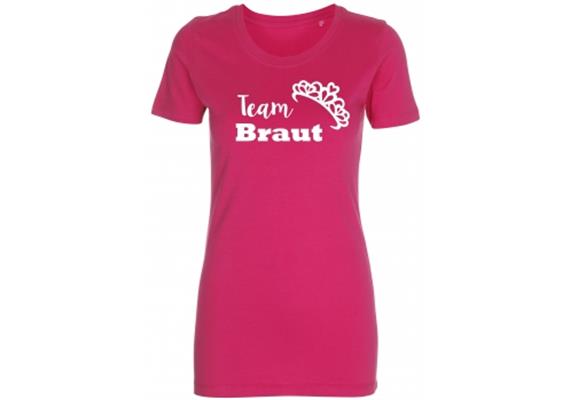 Team Braut T-Shirt pink - L