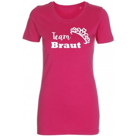 Team Braut T-Shirt pink