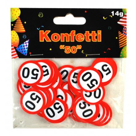 Tischkonfetti 50. Geburtstag