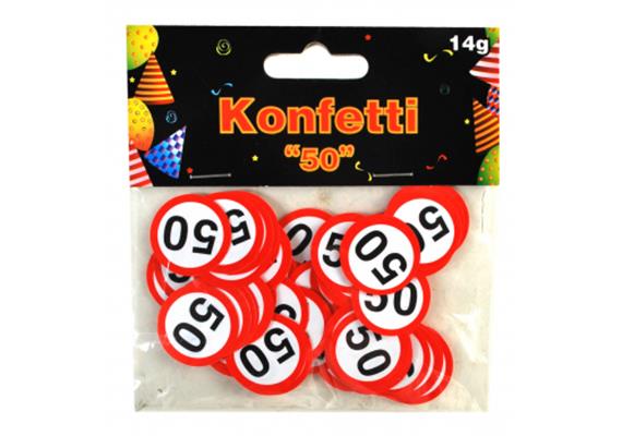 Tischkonfetti 50. Geburtstag