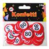 Tischkonfetti 80. Geburtstag