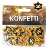 Tischkonfetti gold 50. Geburtstag
