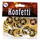 Tischkonfetti Happy Birthday gold-schwarz