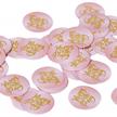 Tischkonfetti Happy Birthday rosa | Bild 1