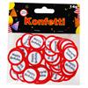 Tischkonfetti Happy Birthday rund
