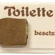 Toiletten Holzschild | Bild 2