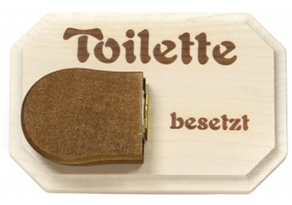 Toiletten Holzschild | Bild 2