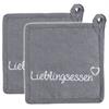 Topflappen Lieblingsessen (2er-Set)