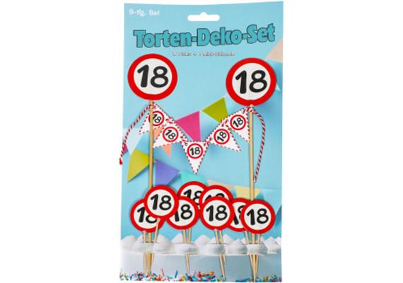 Tortendeko 18. Geburtstag