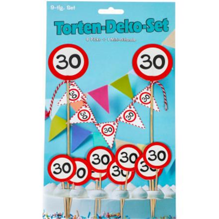 Tortendeko 30. Geburtstag