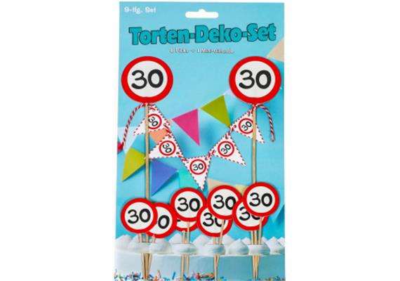 Tortendeko 30. Geburtstag