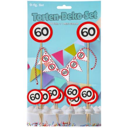 Tortendeko 60. Geburtstag