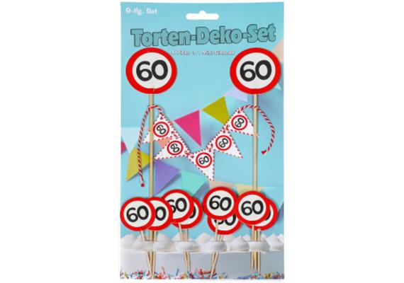 Tortendeko 60. Geburtstag