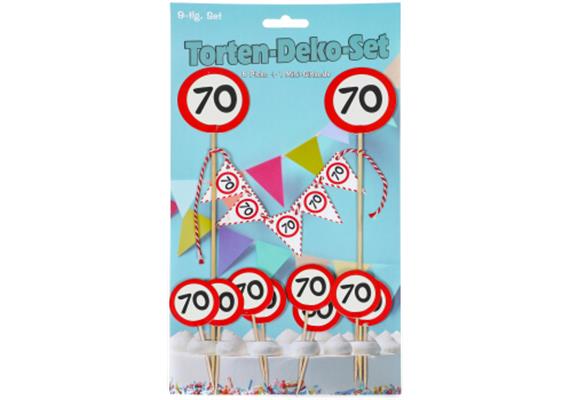 Tortendeko 70. Geburtstag
