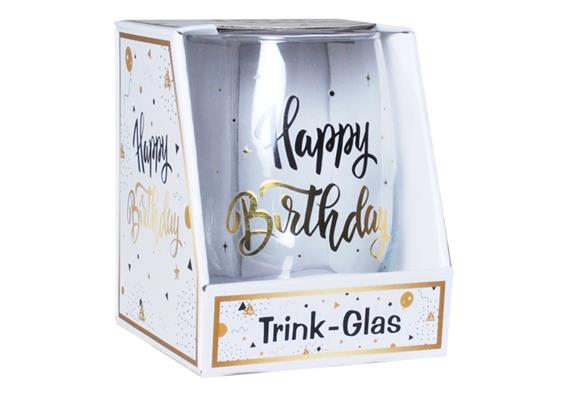 Trinkglas Happy Birthday | Bild 2