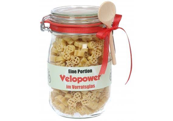 Velopower im Vorratsglas