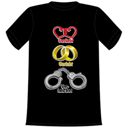 Verliebt Verlobt Verheiratet T-Shirt