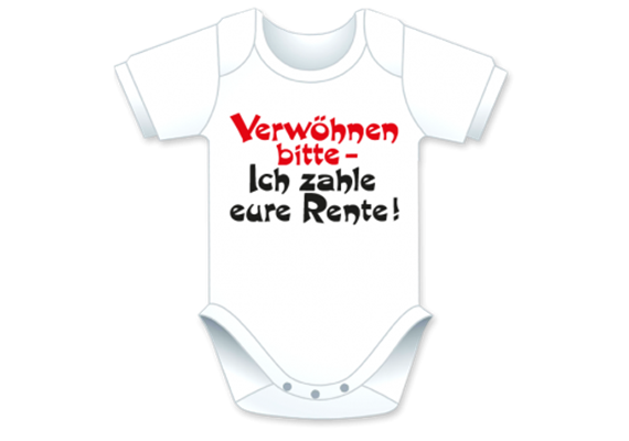 Verwöhnen Rente Body - Grösse 62/68